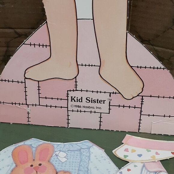 VINTAGE MY BUDDY PAPER DOLLS 2 DOLLS,  OUTFITS & TOYS 1986 HASBRO & bonus set - Picture 6 of 8